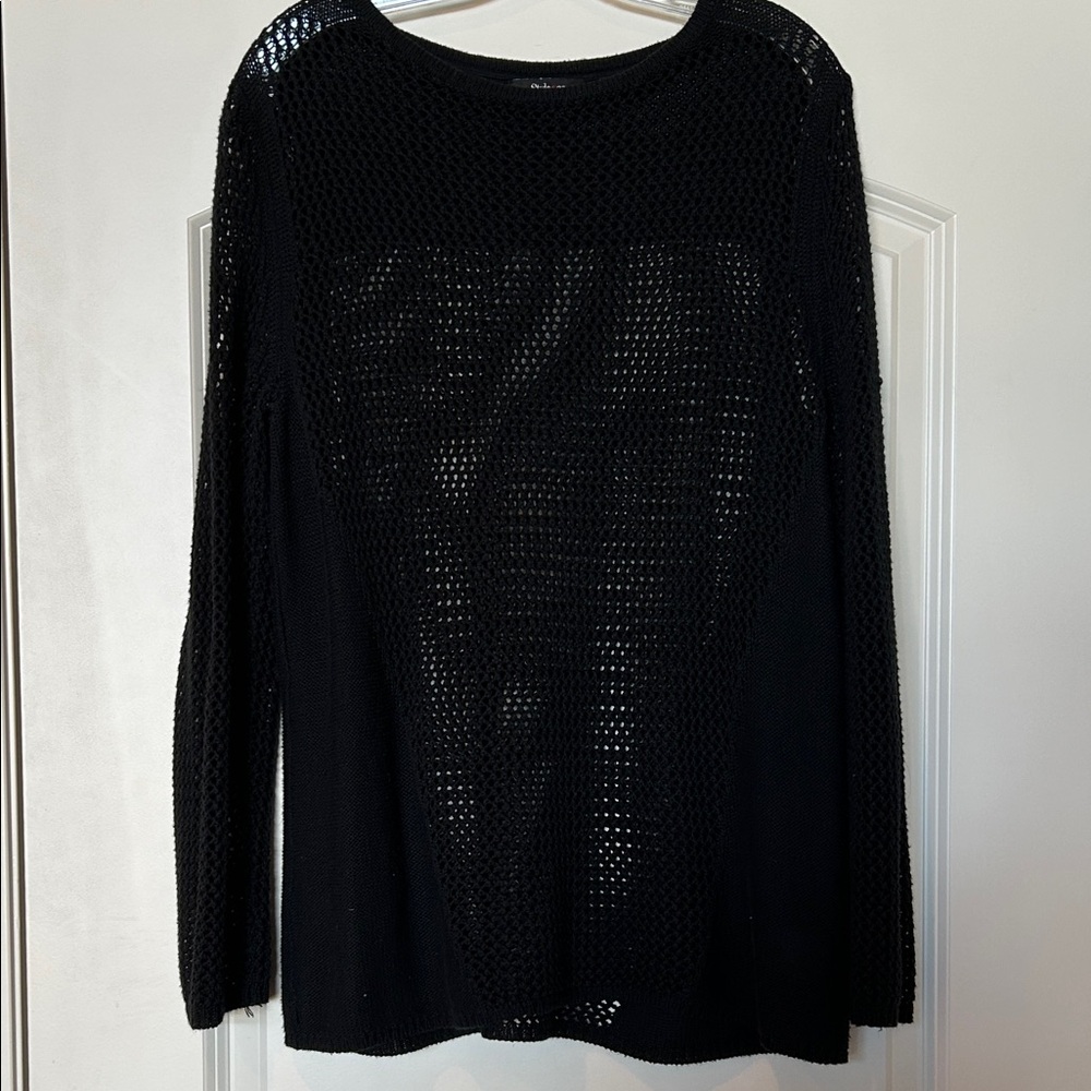 Style & Co. Black Knit Sweater• XL